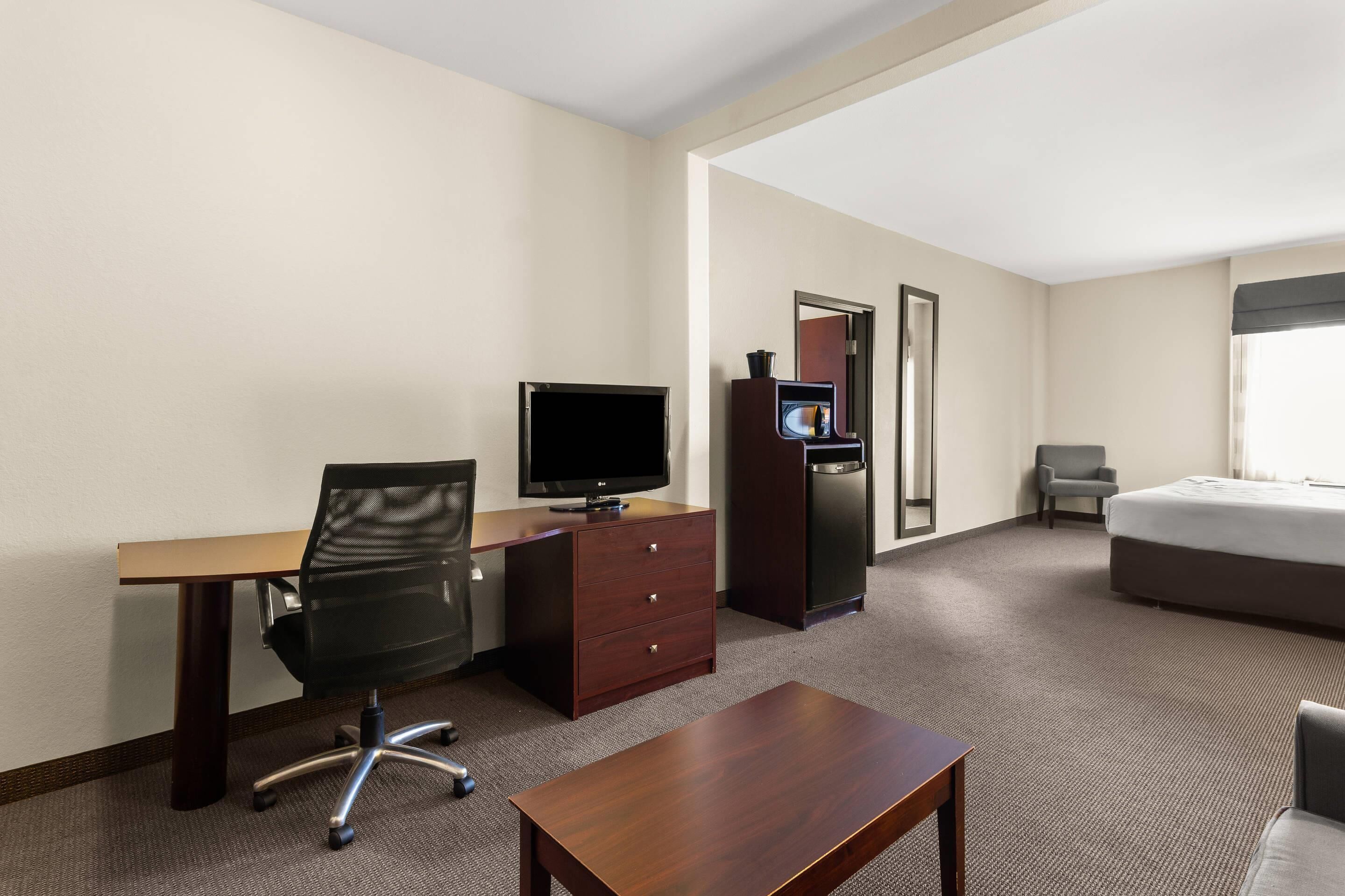 suite, 1 king bed with sofa bed, accessible, non smoking | select comfort beds, individually decorated, individually furnished