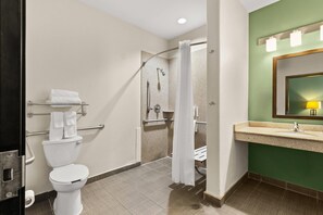 Suite, 1 King Bed with Sofa bed, Accessible, Non Smoking | Select Comfort beds, individually decorated, individually furnished