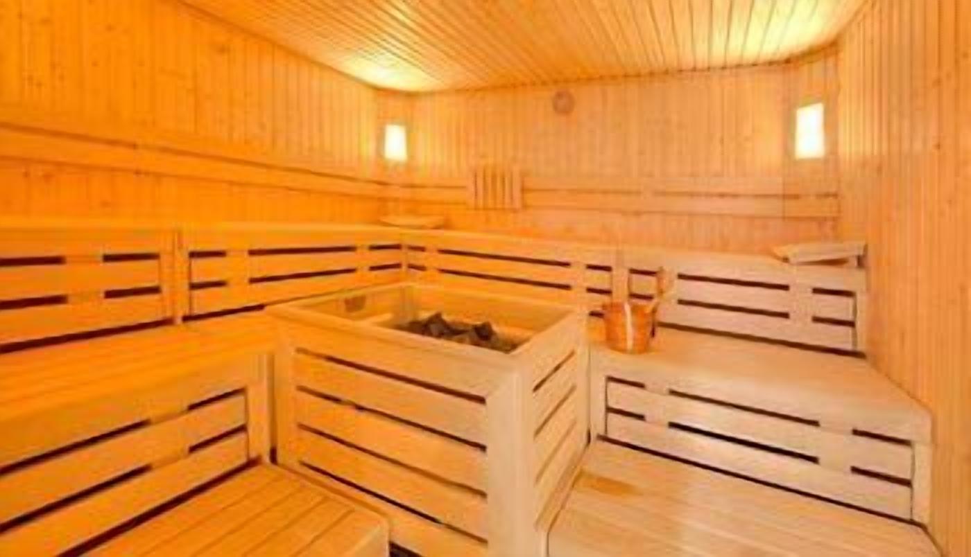 sauna, steam room