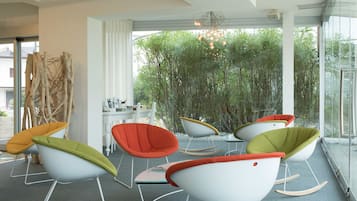 Lobby sitting area