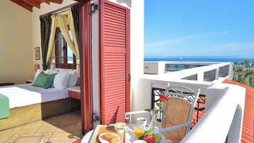 Standard Room, Partial Sea View | Terrace/patio