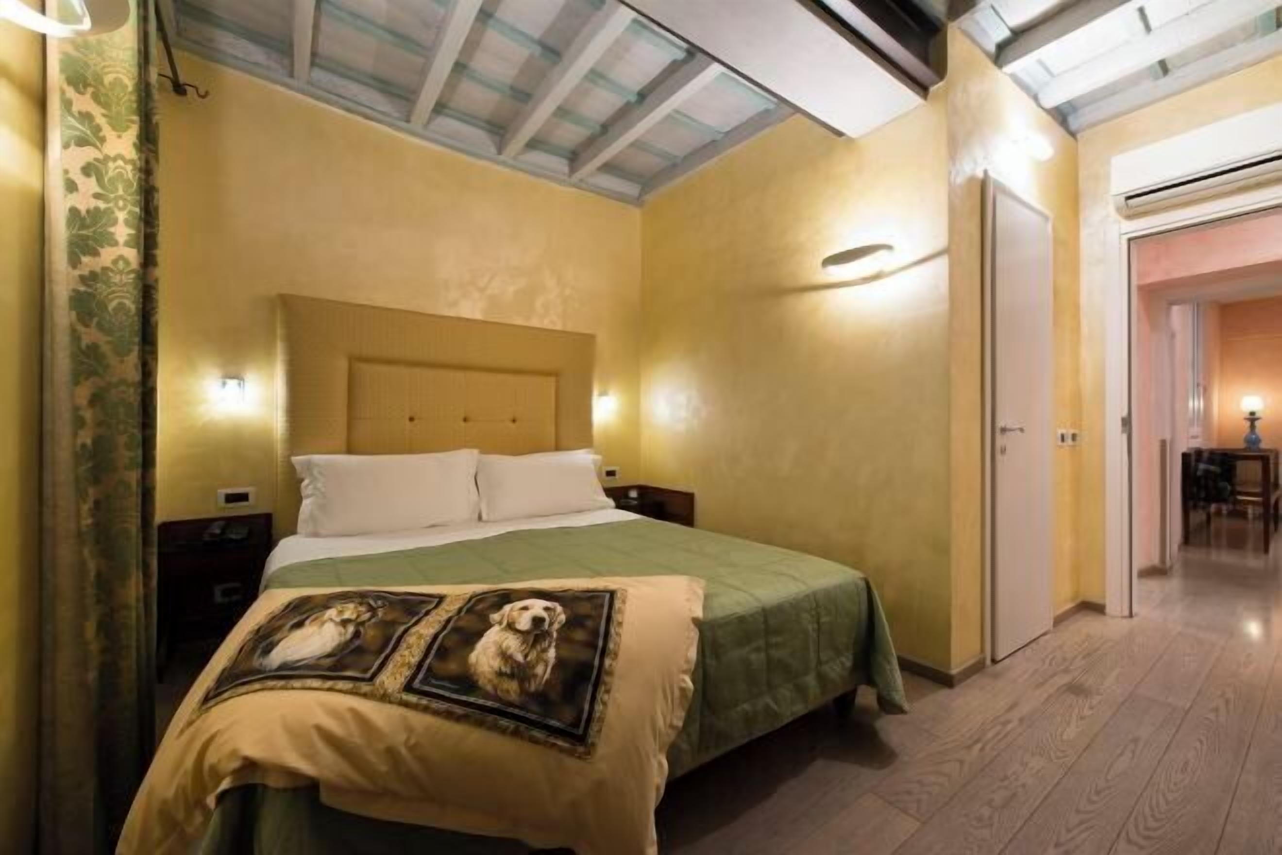 Memory foam beds, minibar, in-room safe, desk