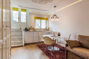 Deluxe-Suite (Main floor) | Bettwäsche aus ägyptischer Baumwolle, hochwertige Bettwaren