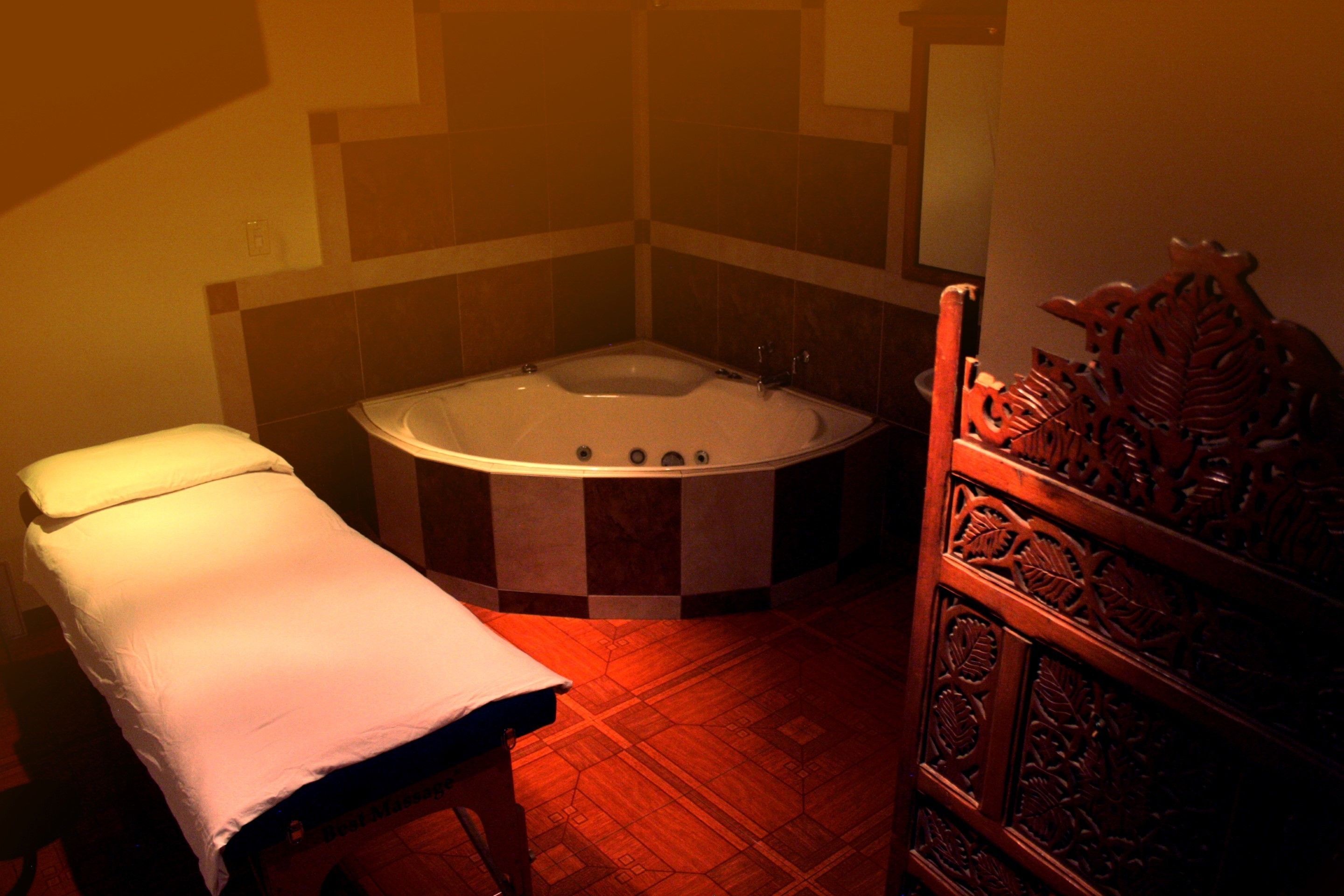 body scrubs, facials, massage/treatment rooms