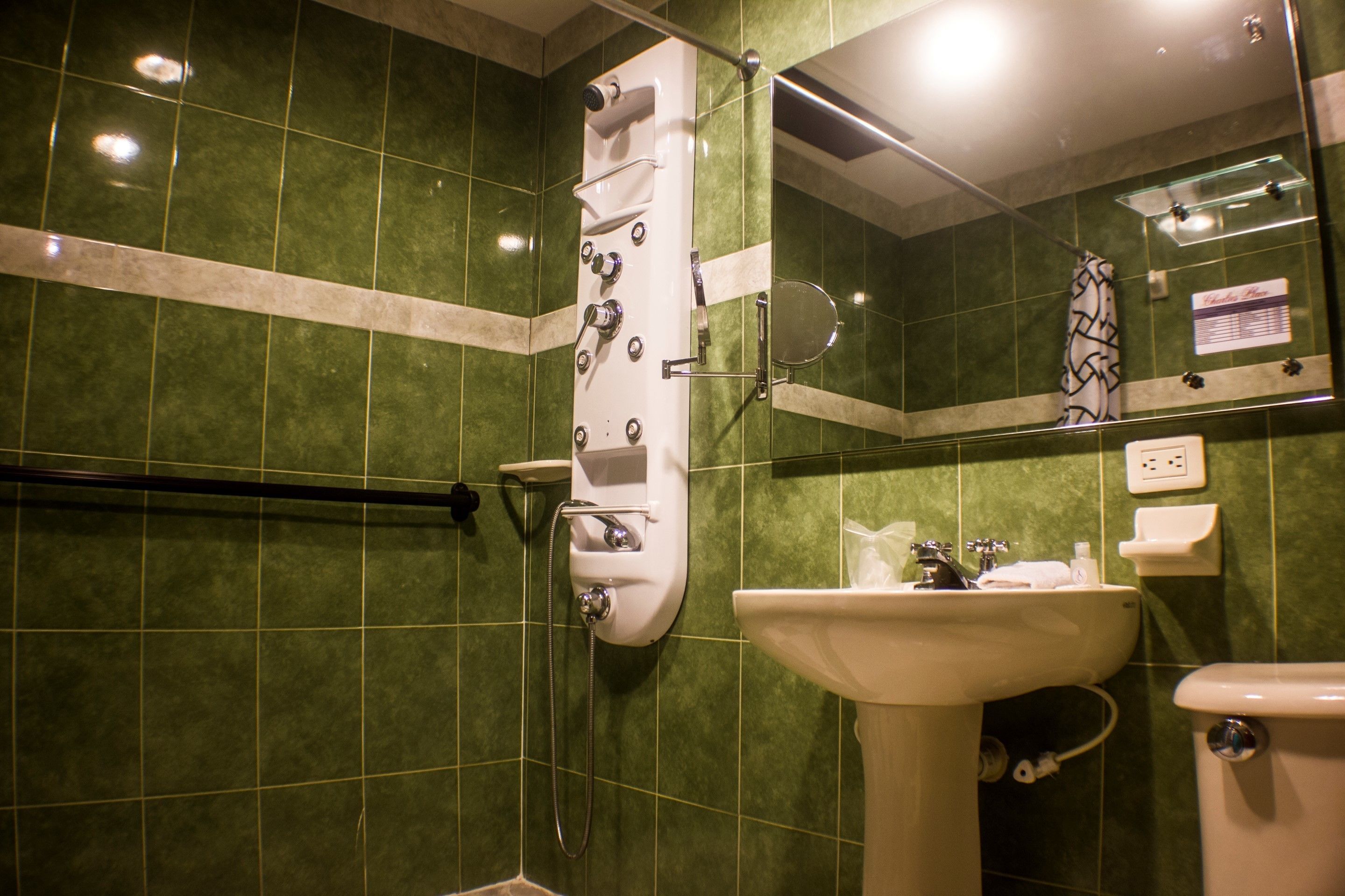 junior suite | bathroom | hair dryer, towels