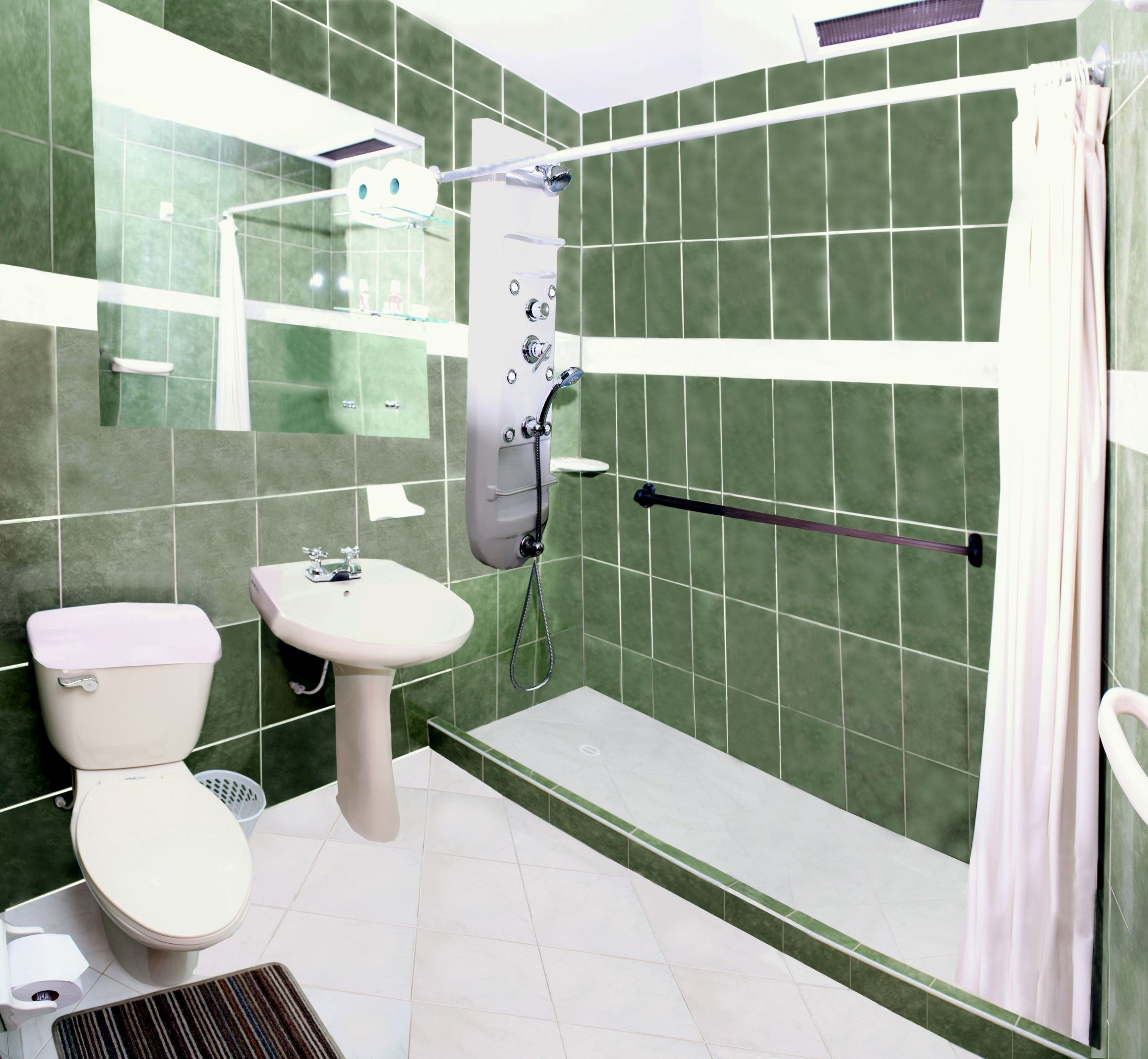 deluxe room, 1 double bed | bathroom | hair dryer, towels