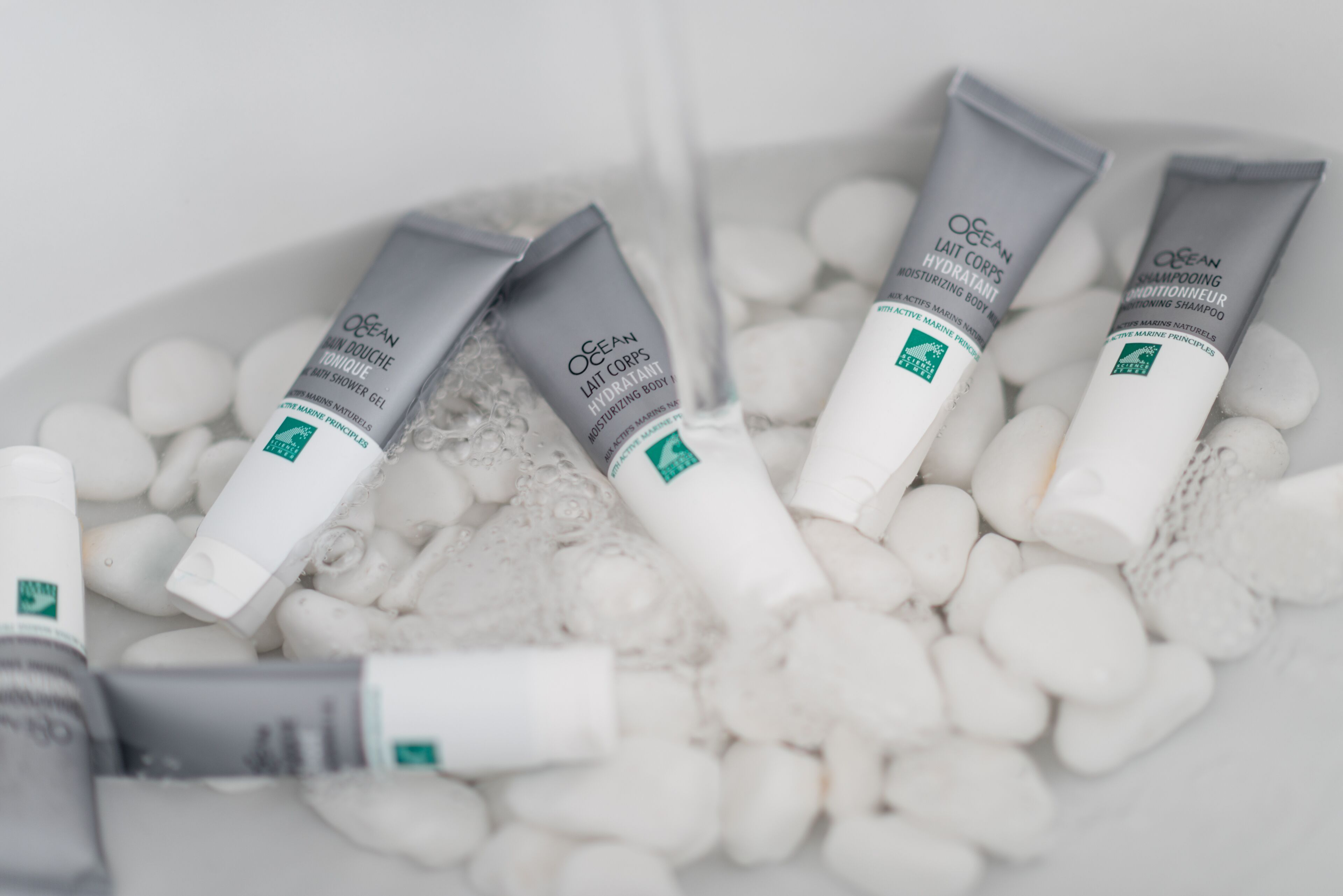 free toiletries, hair dryer, bathrobes, slippers