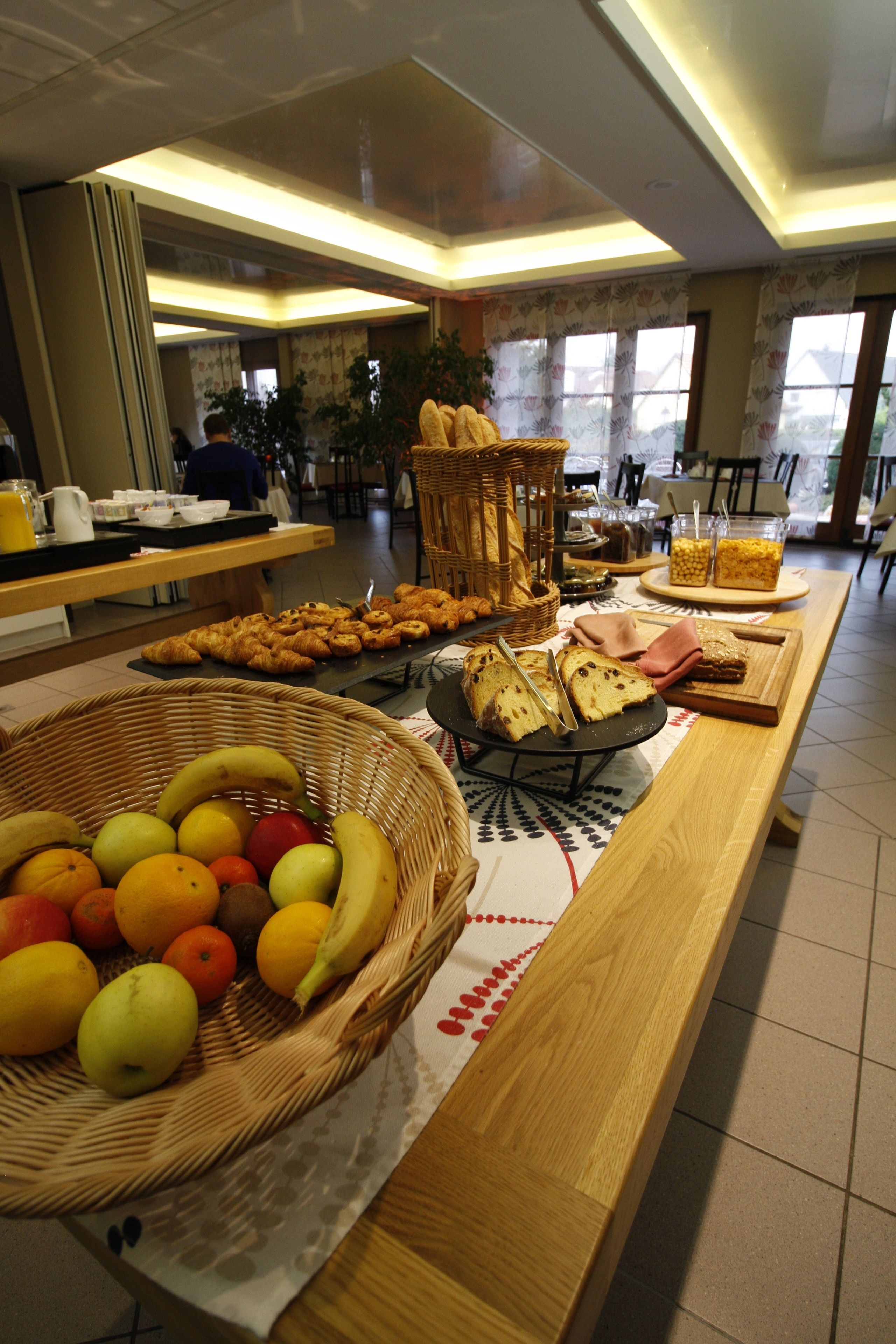 daily buffet breakfast (eur 13 per person)