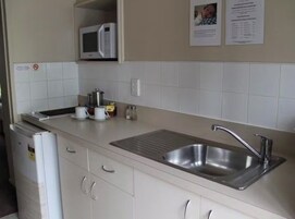 Executive Studio | Private kitchen | Fridge, microwave, electric kettle