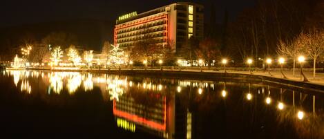 Front of property – evening/night