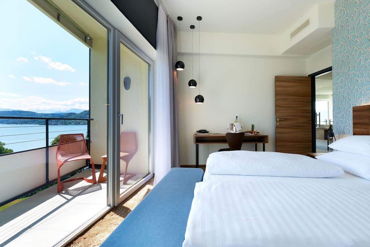 superior suite, 1 bedroom, balcony, lake view | view from room