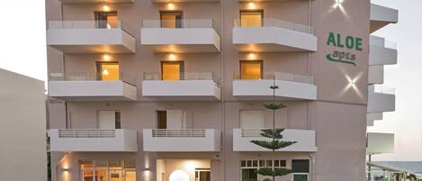 Front of property – evening/night