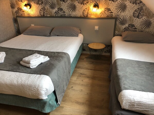 Tremannsrom | Skrivebord, lydisolert, wi-fi (inkludert) og sengetøy