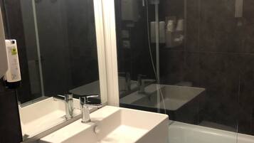 Free toiletries, hair dryer, towels