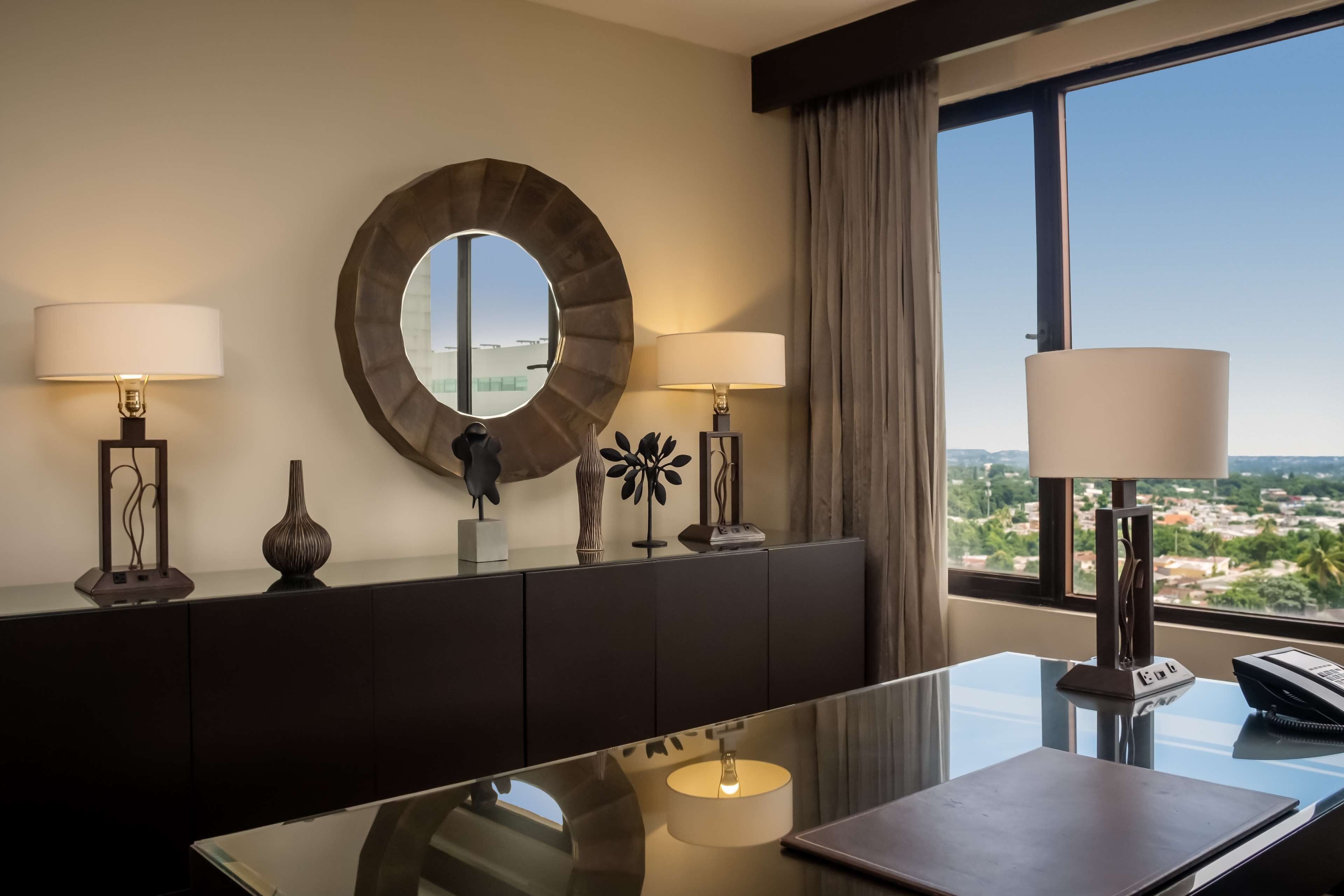 presidential suite, 1 bedroom | in-room safe, desk, laptop workspace, blackout curtains