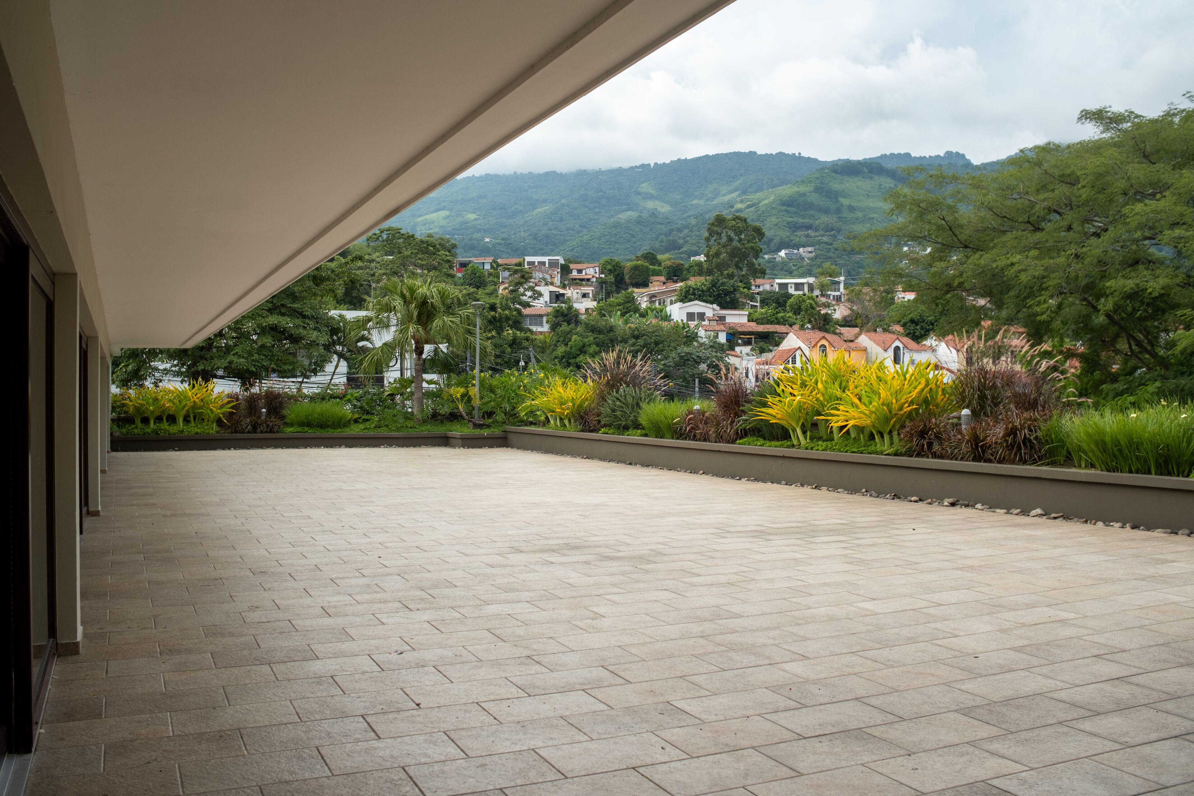 outdoor wedding area