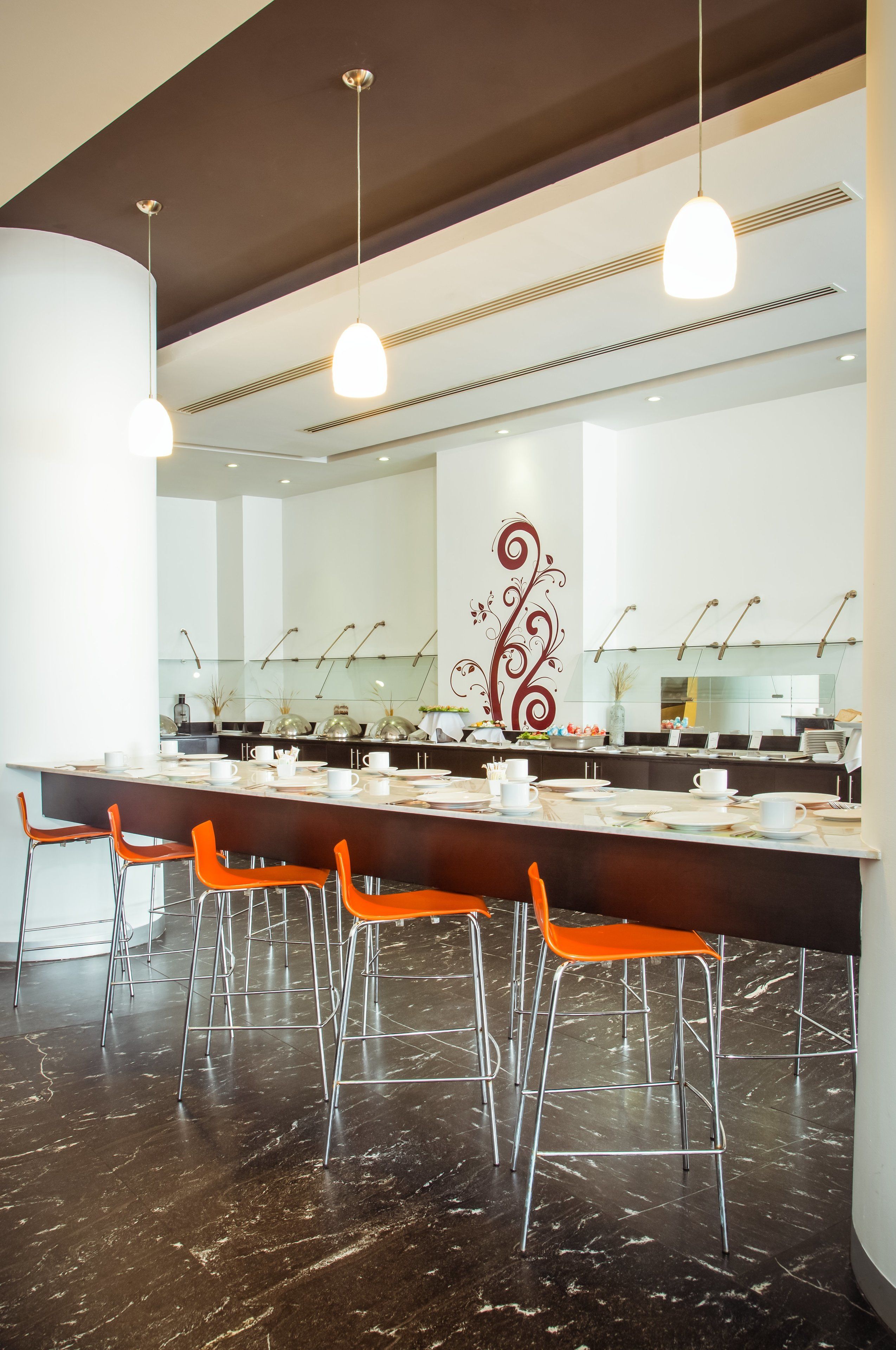 breakfast, lunch and dinner served