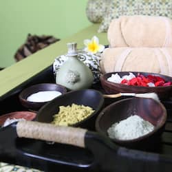 Hot tub, body treatments, body scrubs, facials, reflexology