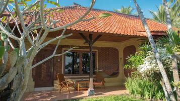 Cottage Mewah, pemandangan laut | Teras/patio