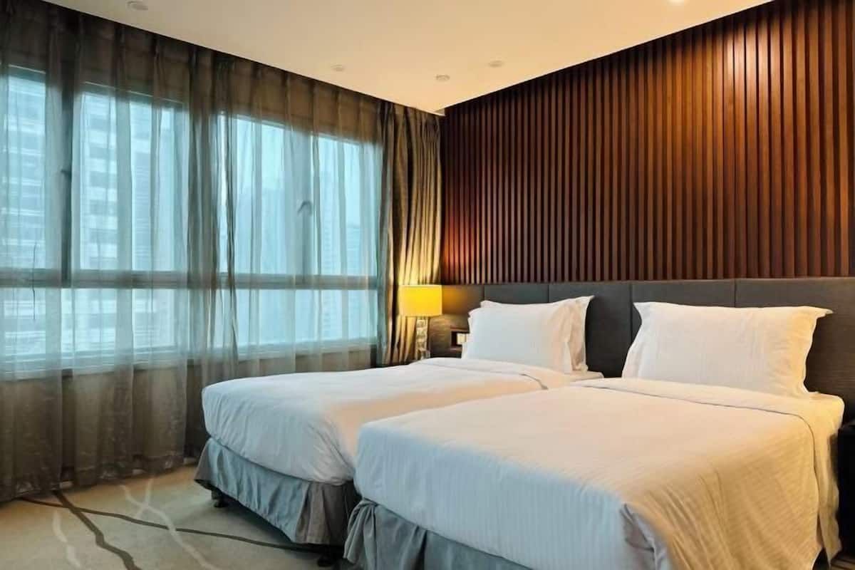 Premium bedding, down duvets, in-room safe, individually decorated