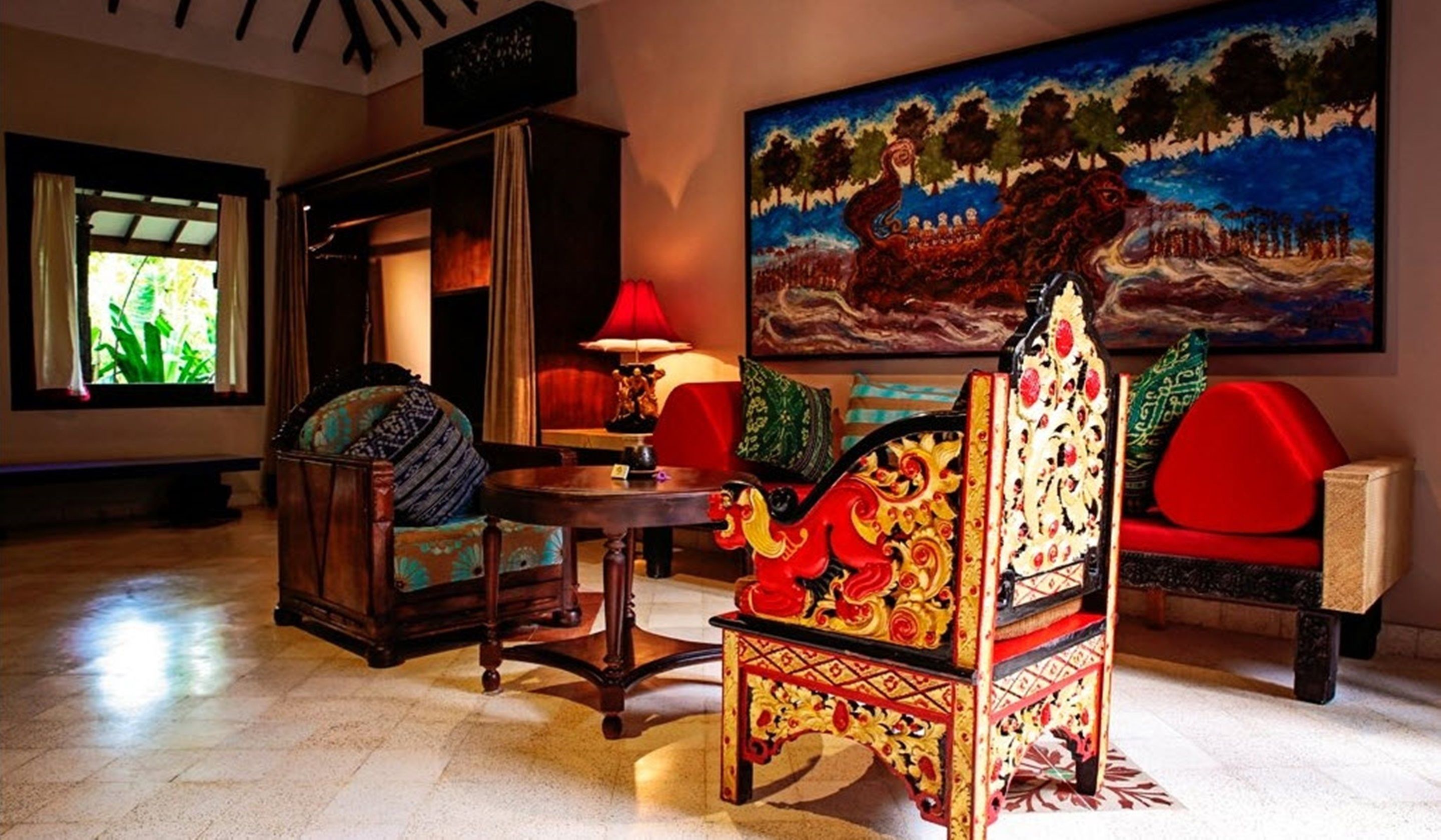 50-inch tv with satellite channels, dvd player, ipod dock