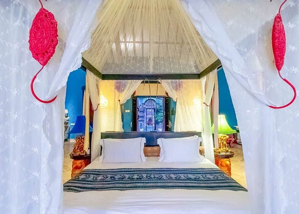 프레지덴셜 스위트, 전용 수영장, 바다 정면 (Sang Hyang Suites) | 이집트산 면 시트, 고급 침구, 미니바, 객실 내 금고