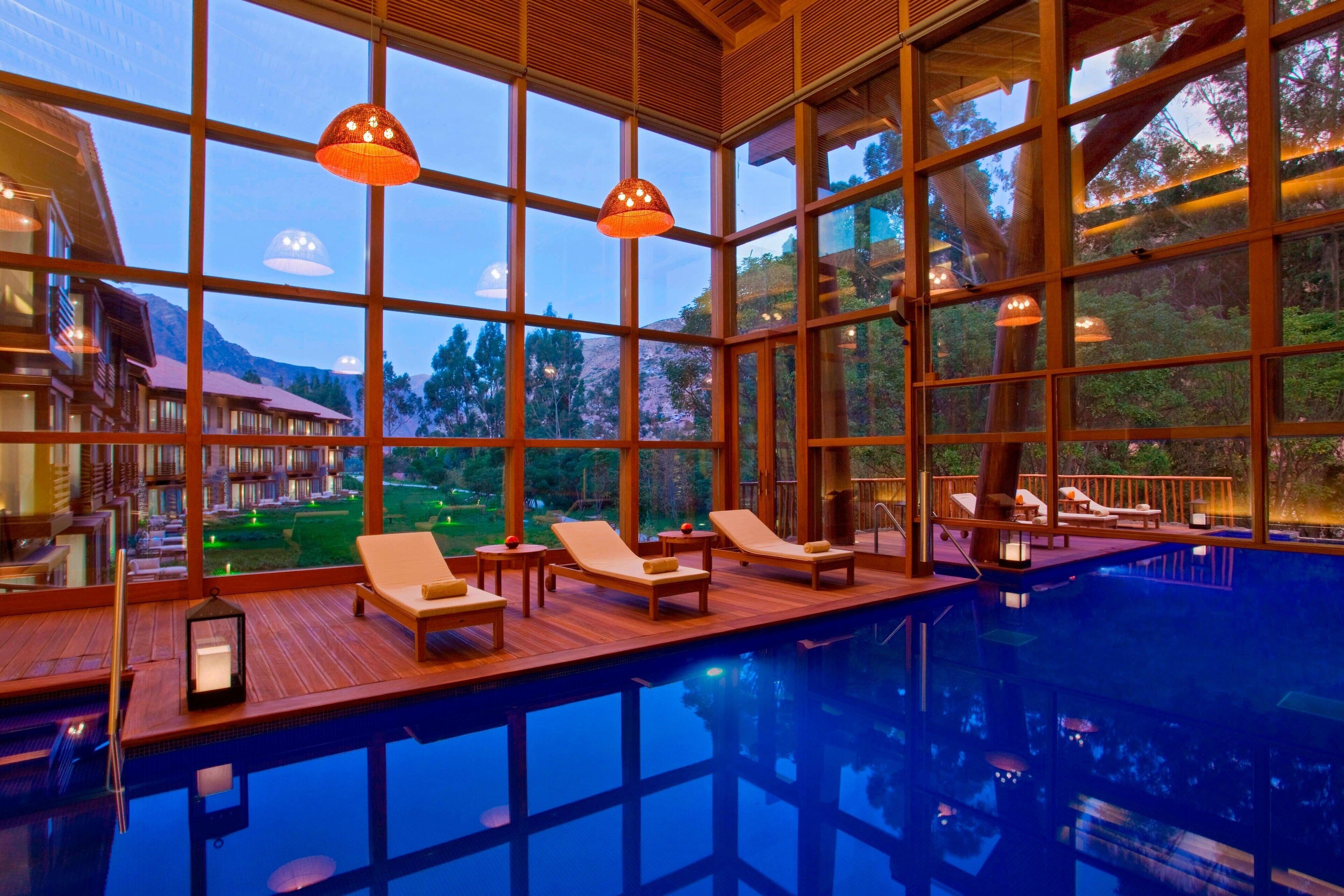 indoor pool, outdoor pool