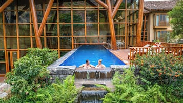 Indoor pool, outdoor pool