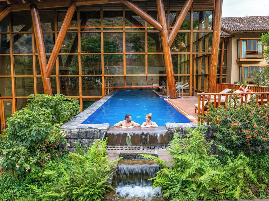Indoor pool, outdoor pool