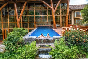 Indoor pool, outdoor pool