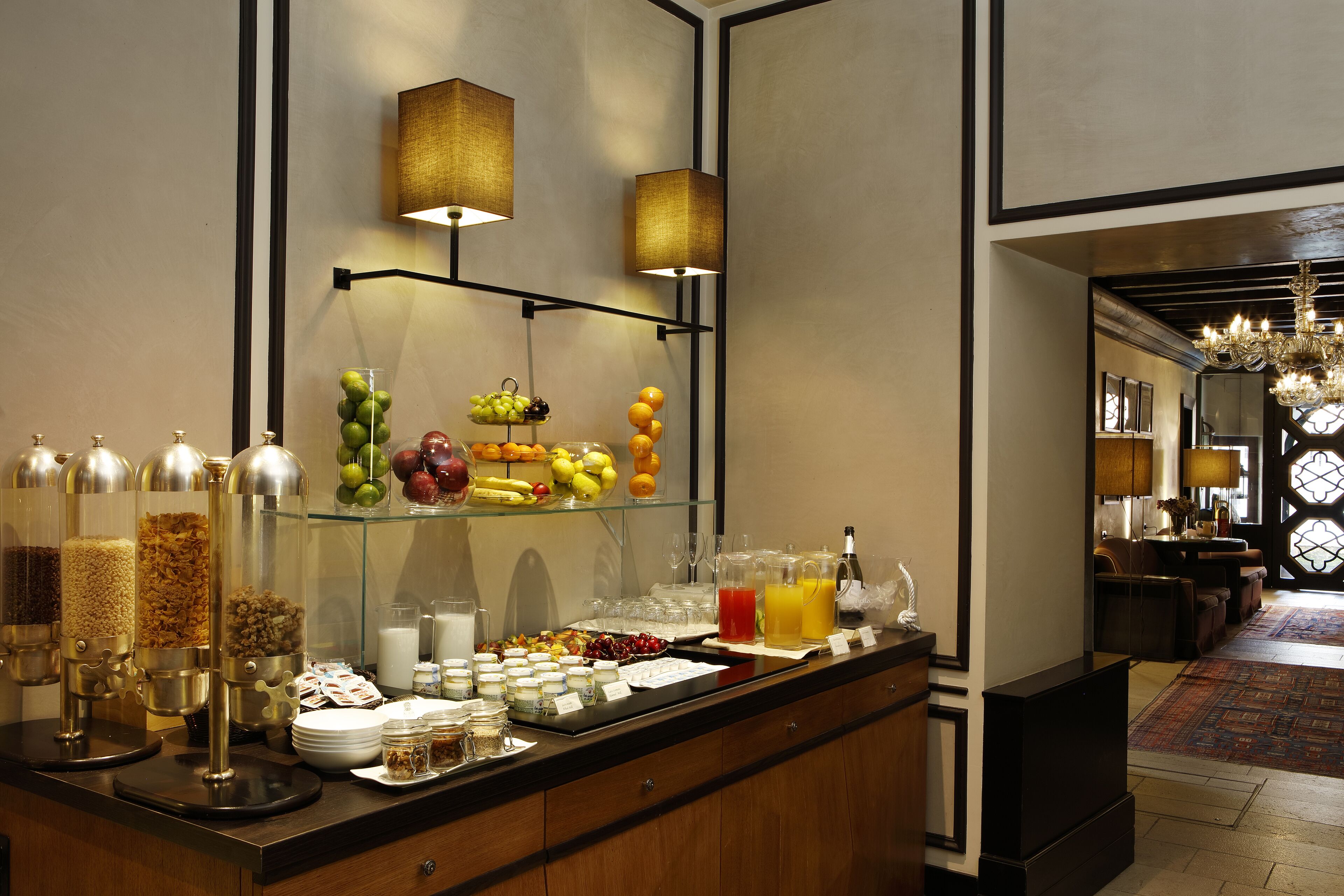 daily buffet breakfast (eur 15 per person)