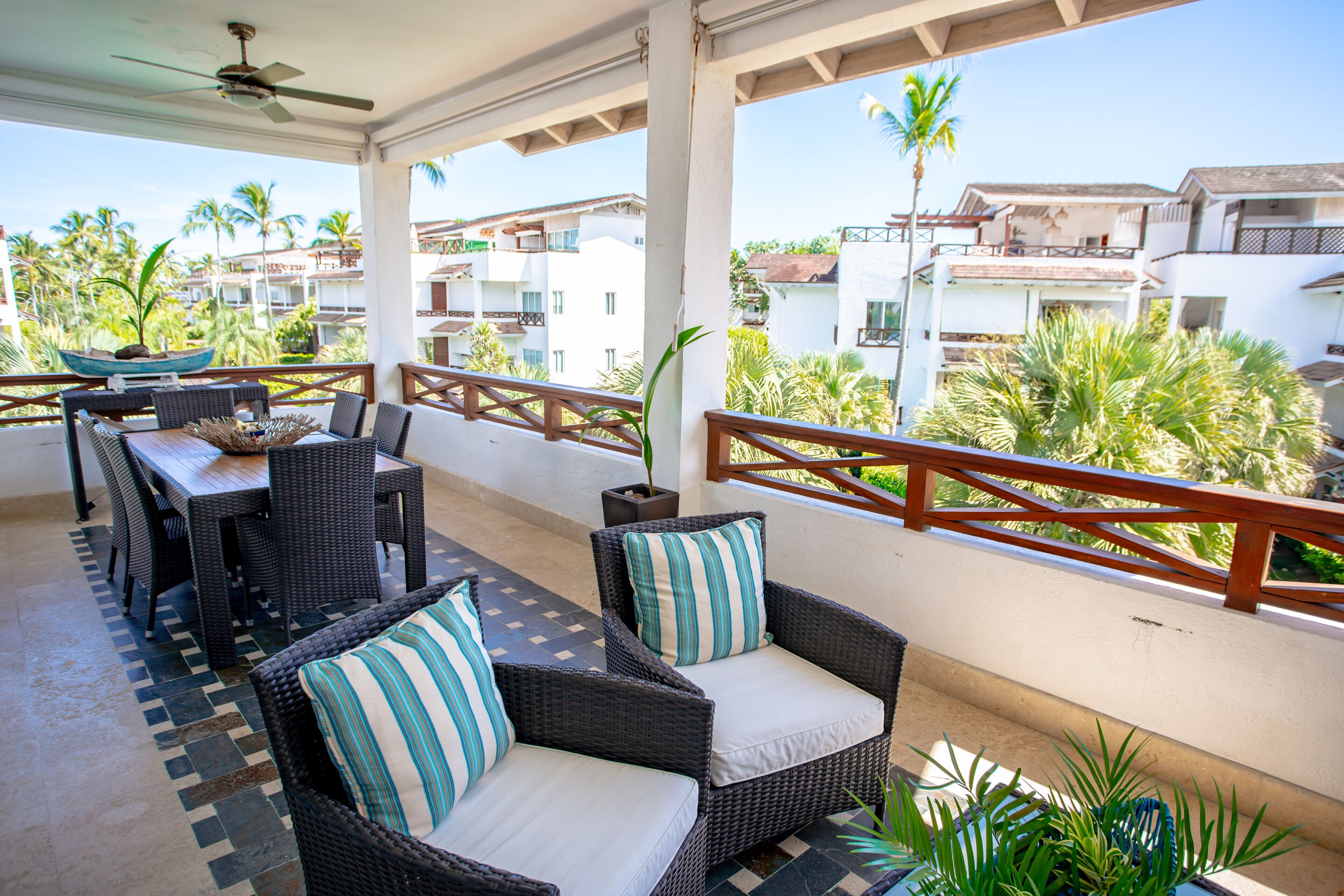 Appartement Deluxe, 2 chambres, balcon | Terrasse/Patio