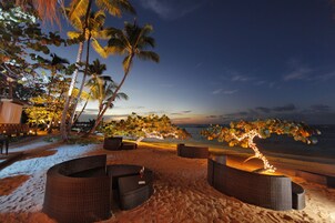 Beach nearby, white sand, free beach cabanas, beach shuttle