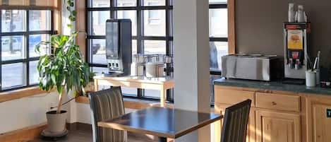 Free continental breakfast