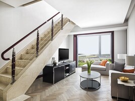 1 개의 침실, 고급 침구, 오리/거위털 이불, 객실 내 금고