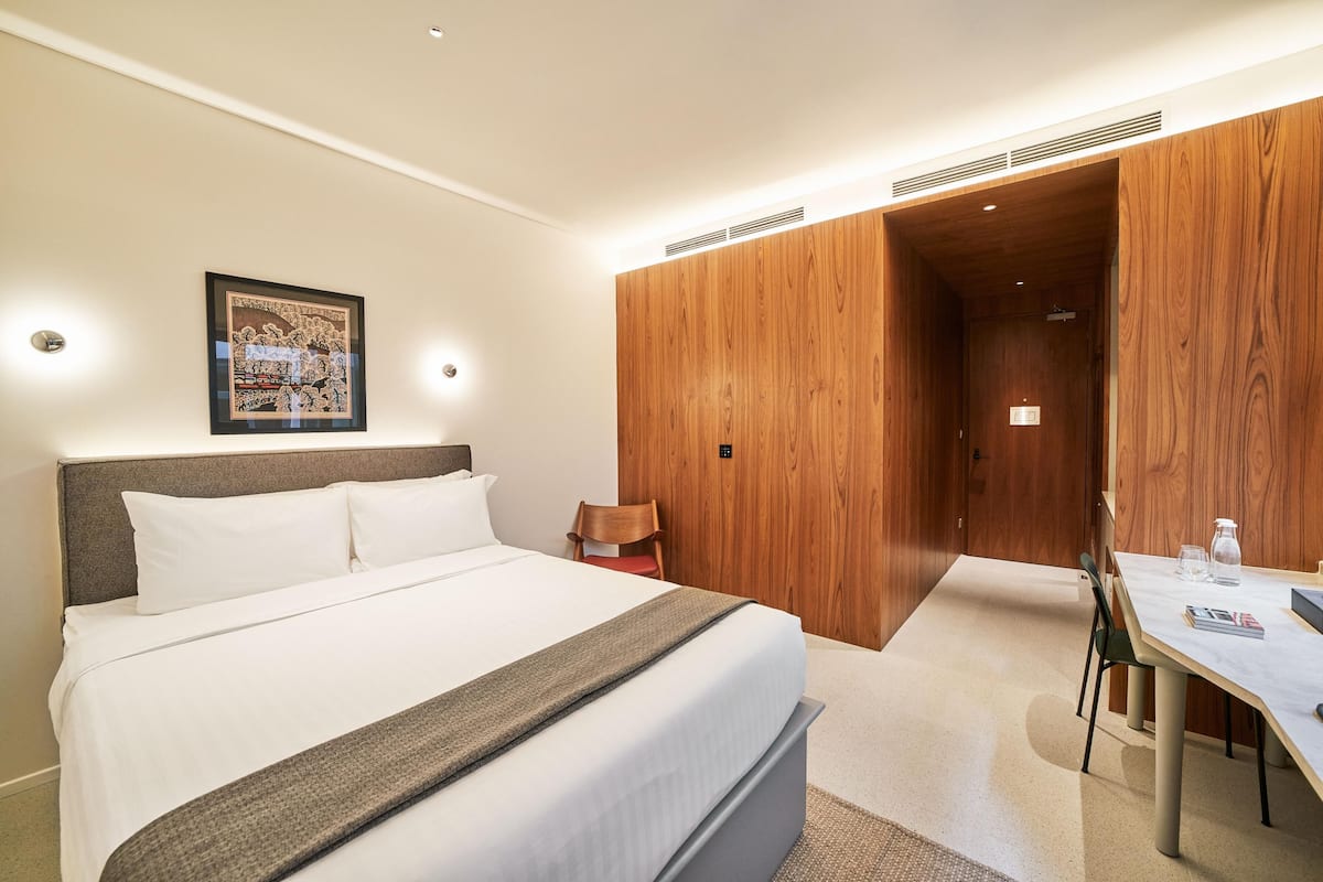 1 bilik tidur, peralatan tempat tidur premium, gebar bulu kapas