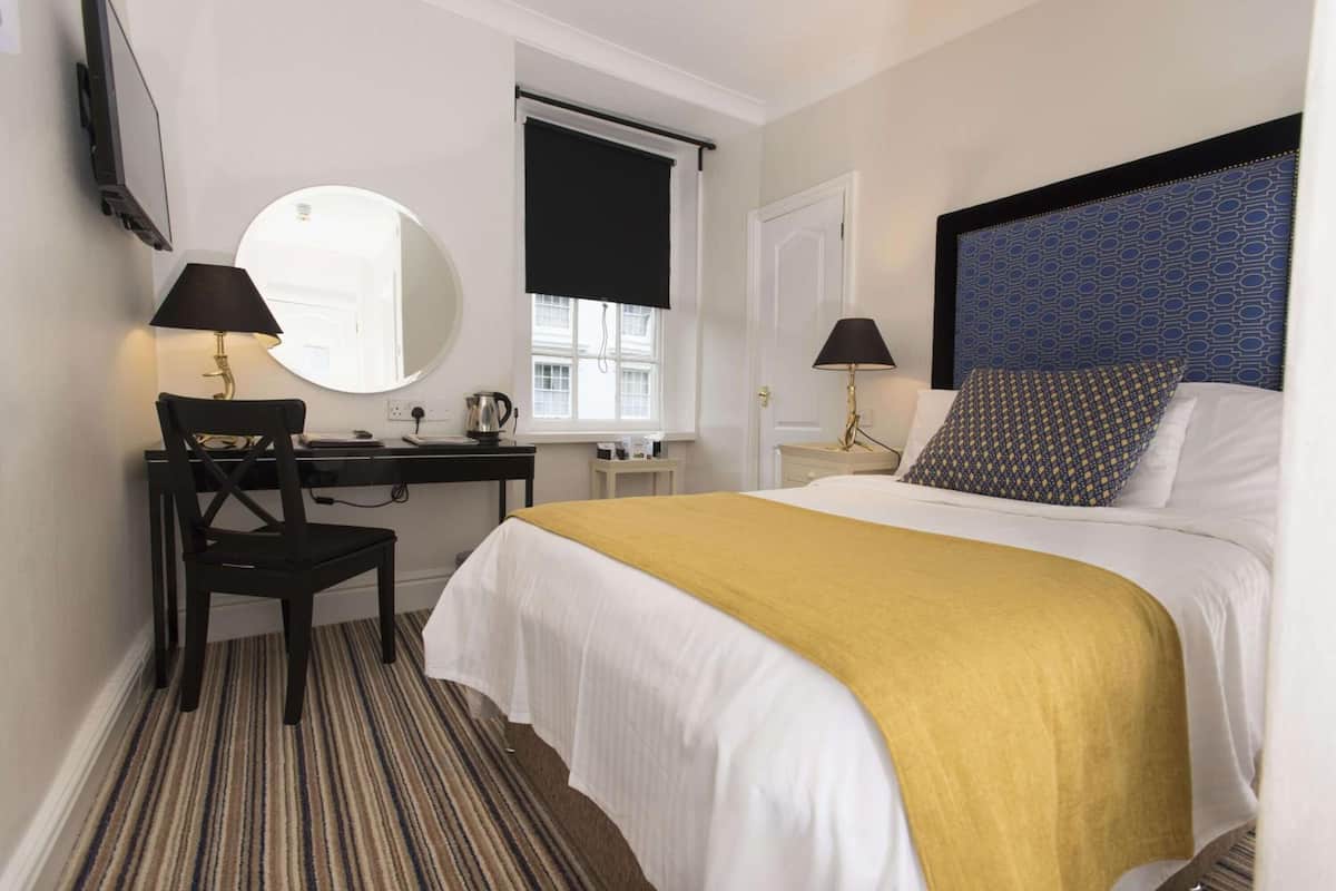 1 bedroom, desk, laptop workspace, iron/ironing board