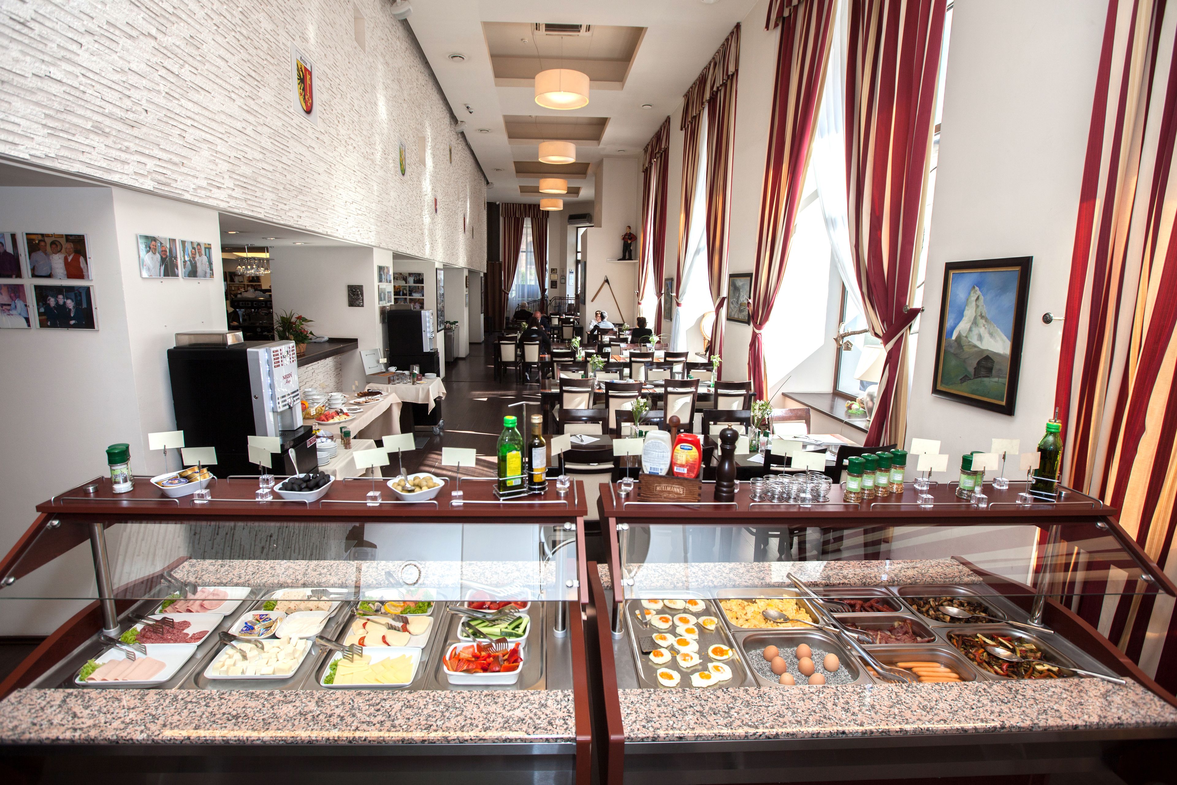 daily buffet breakfast (eur 16 per person)