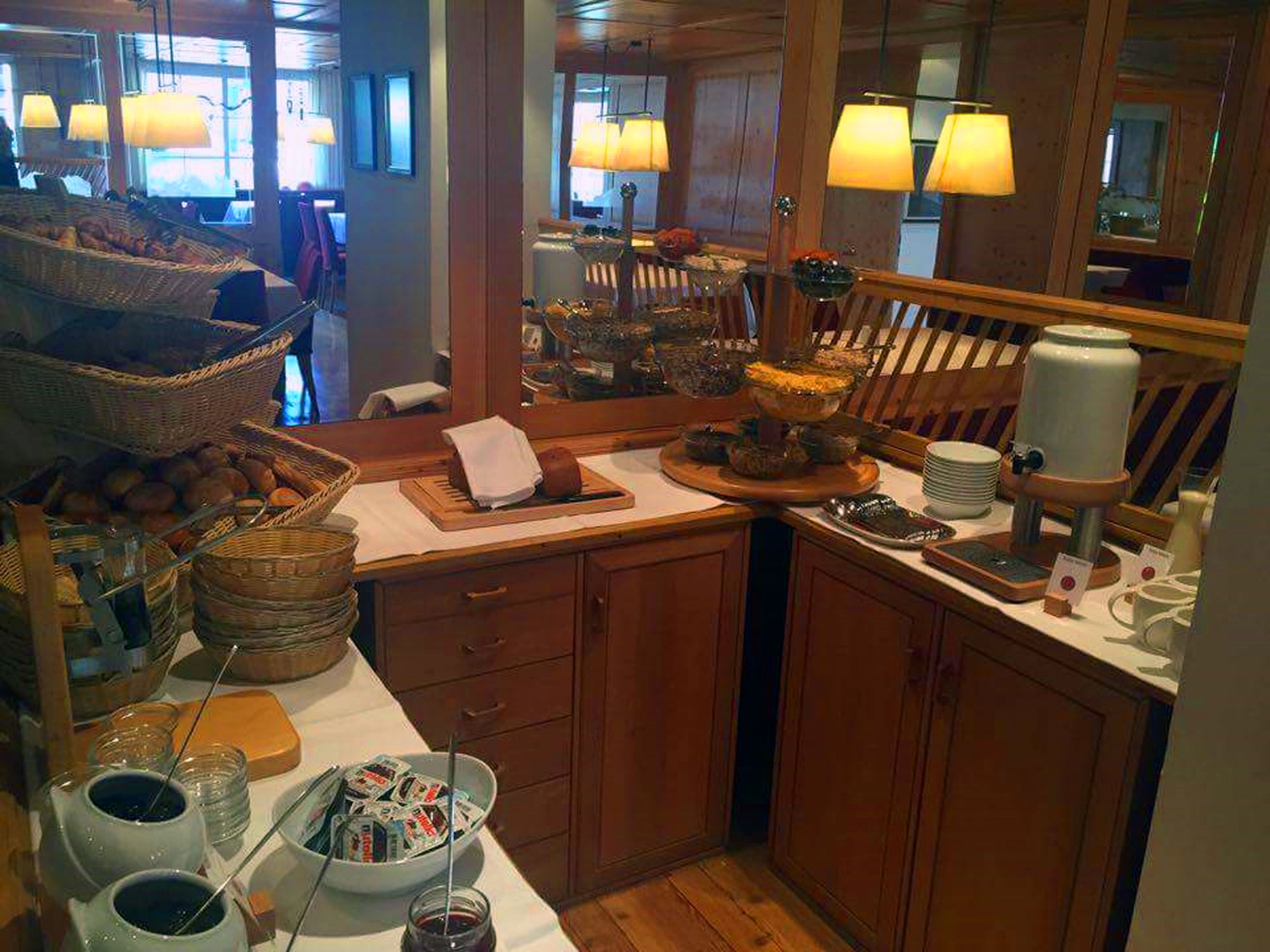 daily buffet breakfast (eur 18.50 per person)