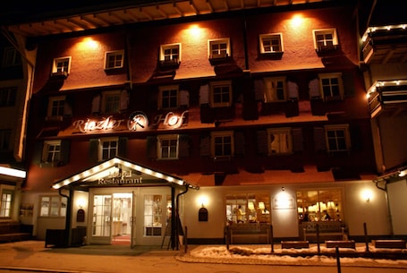 Front of property - evening/night