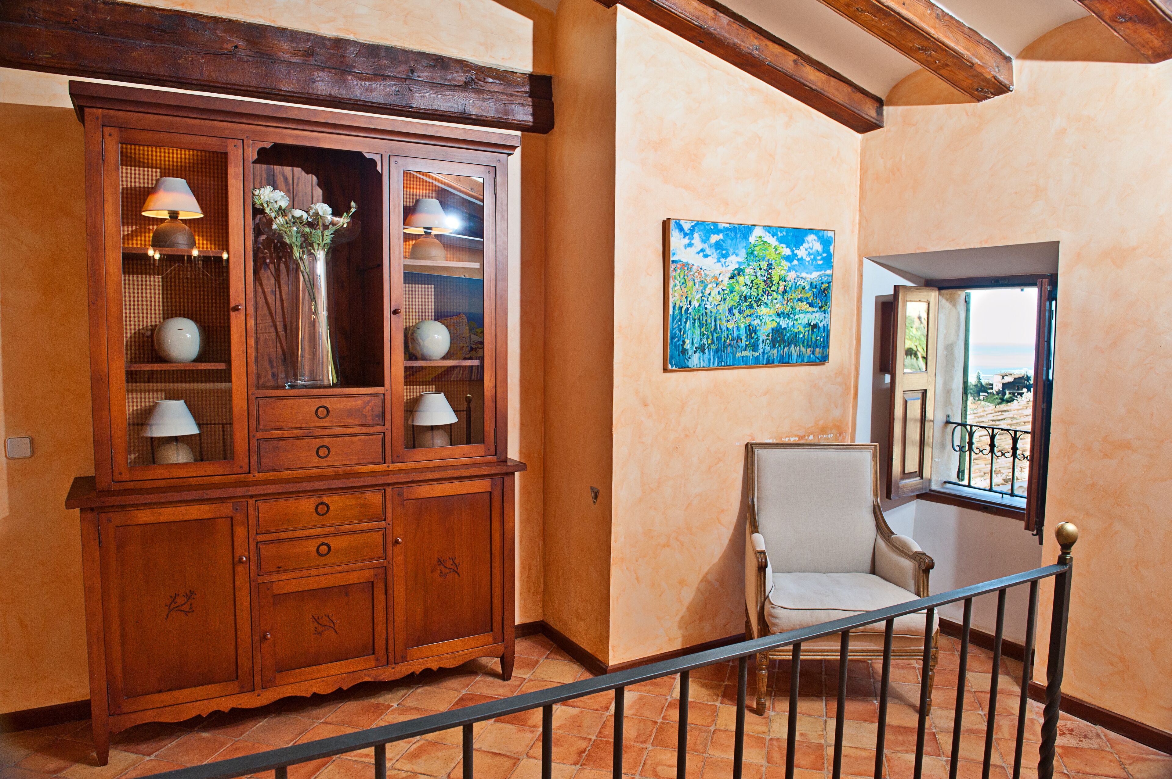 panoramic suite, terrace | living area | flat-screen tv, dvd player