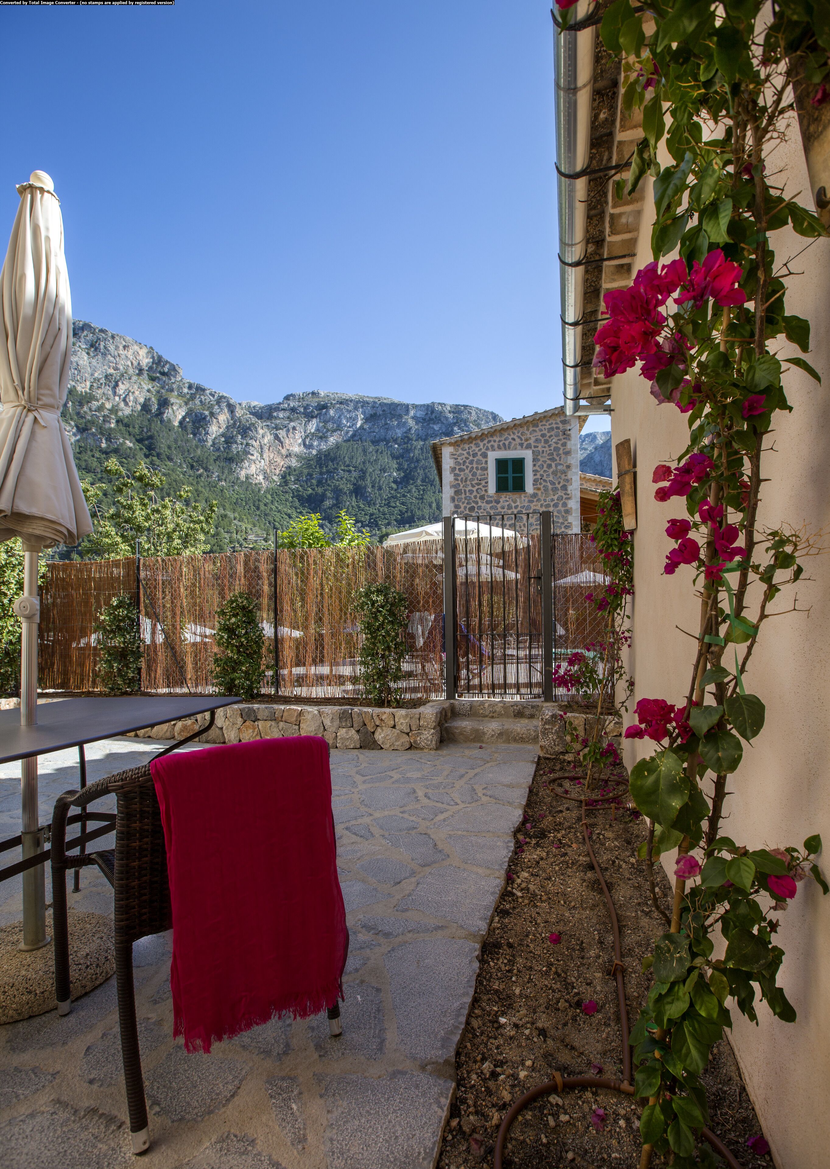 junior suite, terrace, mountain view | terrace/patio