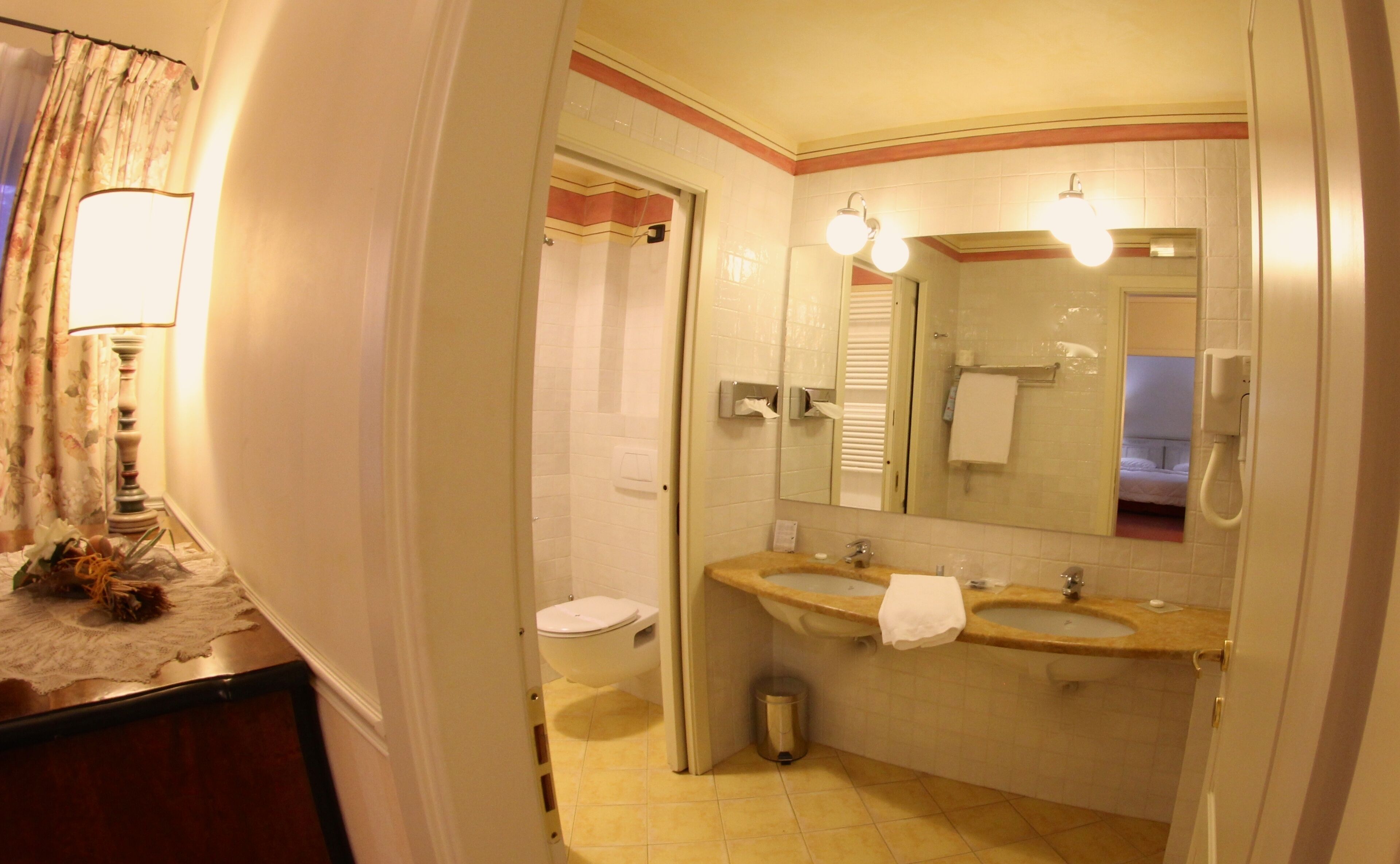 double room | bathroom | hair dryer, bidet, towels, soap