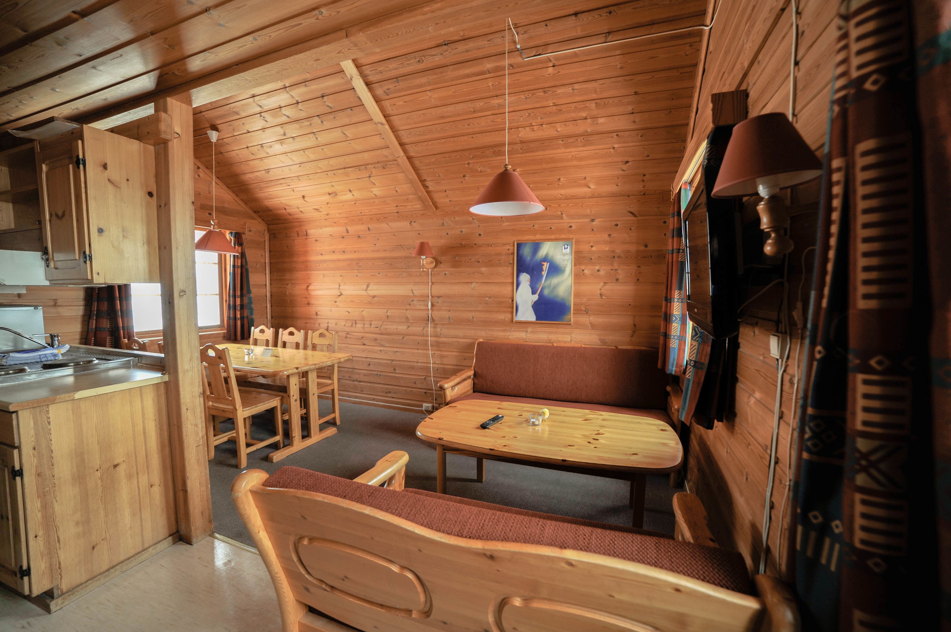 Spiseområde på rommet