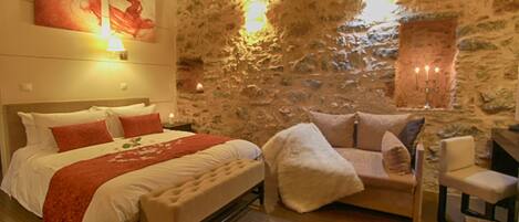 Luxury-Suite, zum Garten hin