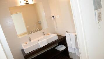 Free toiletries, hair dryer, towels, soap