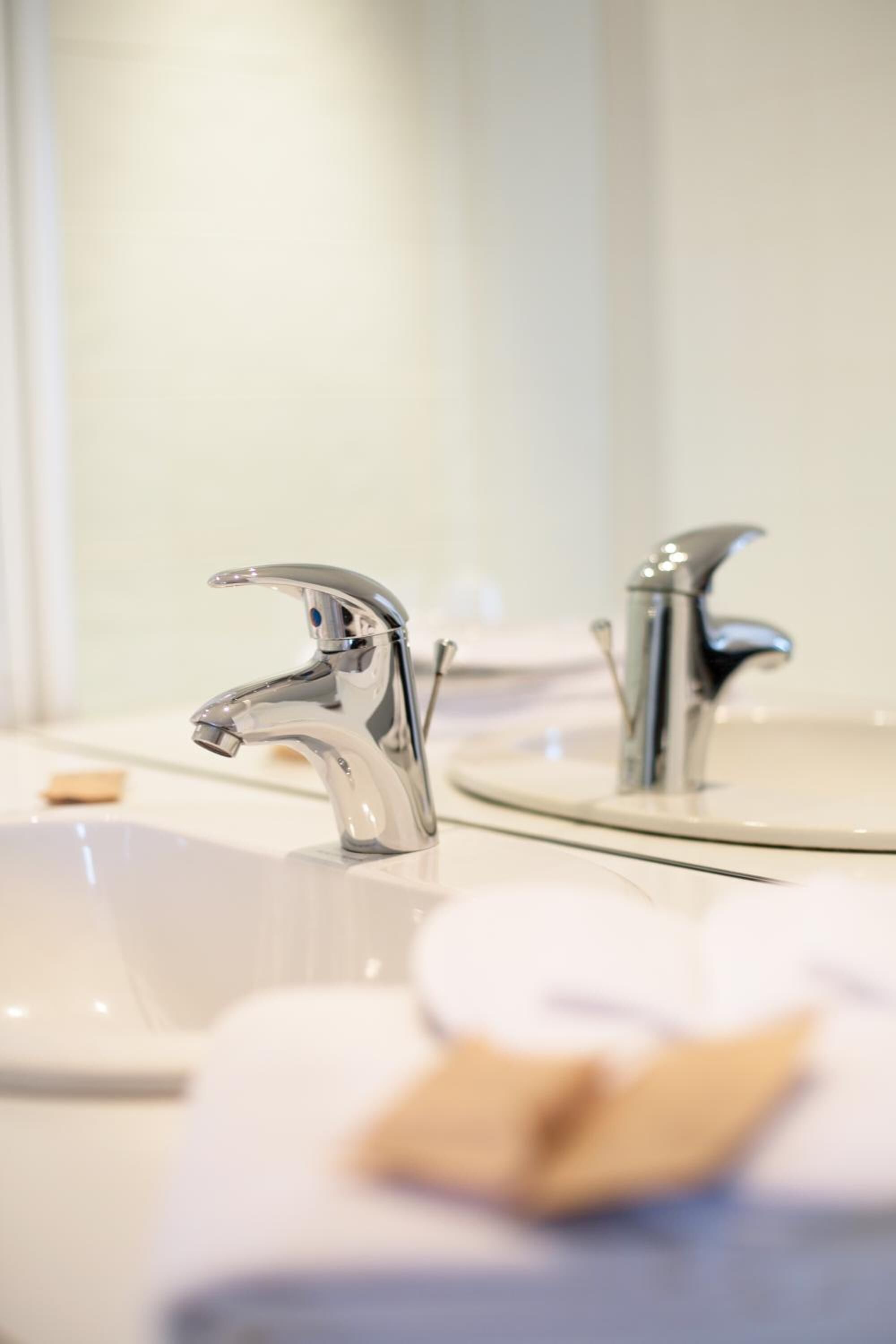 free toiletries, hair dryer, towels, soap