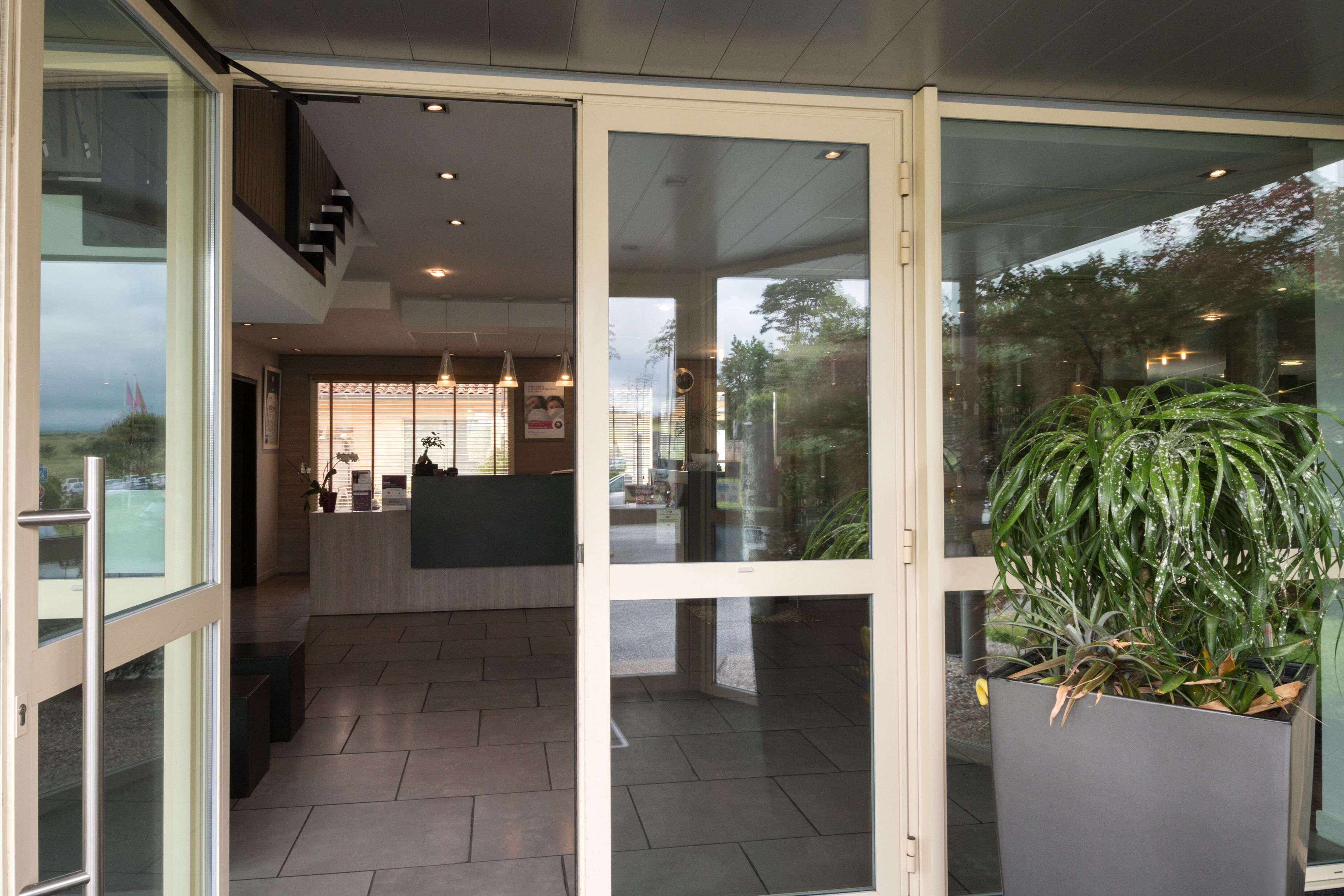 Entrada de la propiedad