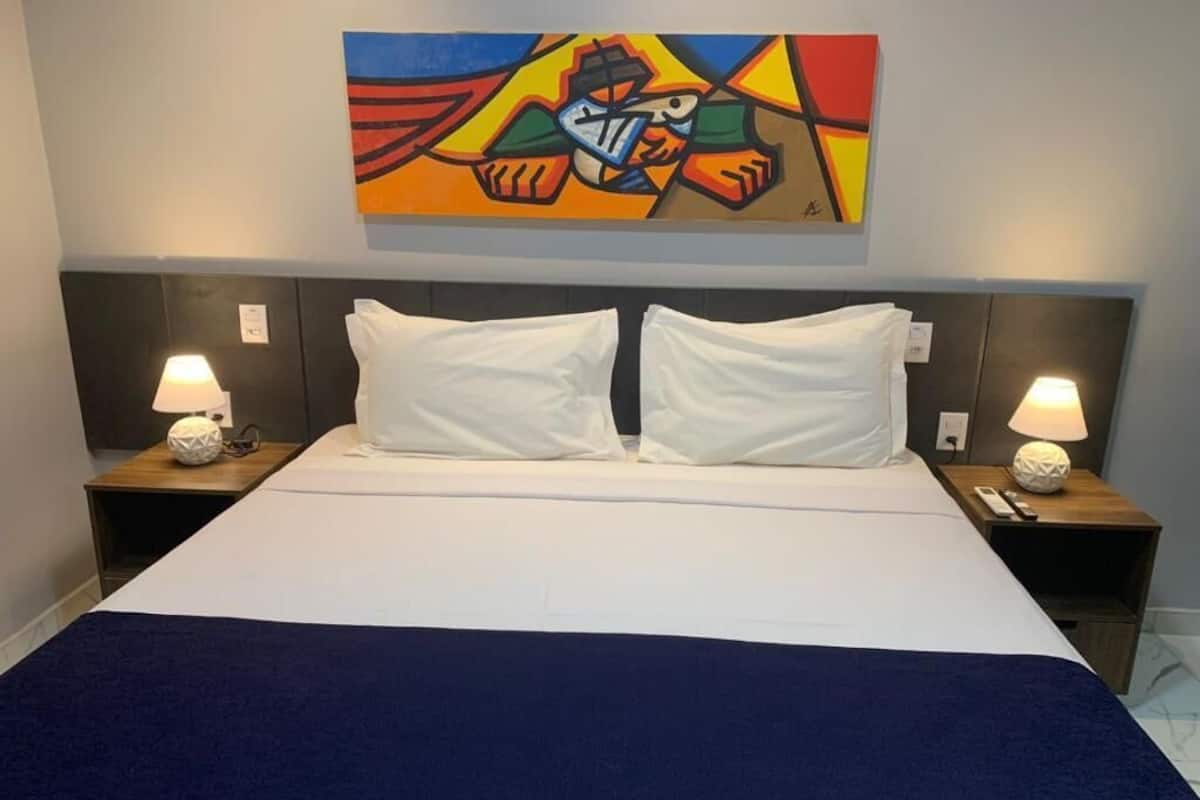 Minibar, desk, blackout curtains, free WiFi