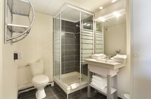 Shower, hair dryer